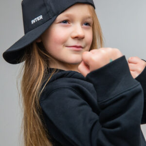 Image of girl wearing inter cap