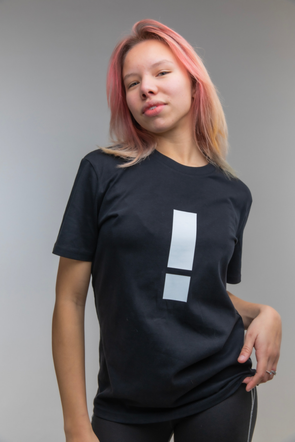 iNTER adult T shirt with exclamation mark design